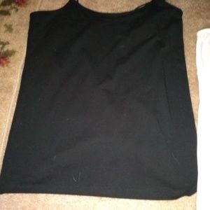 Black tank top